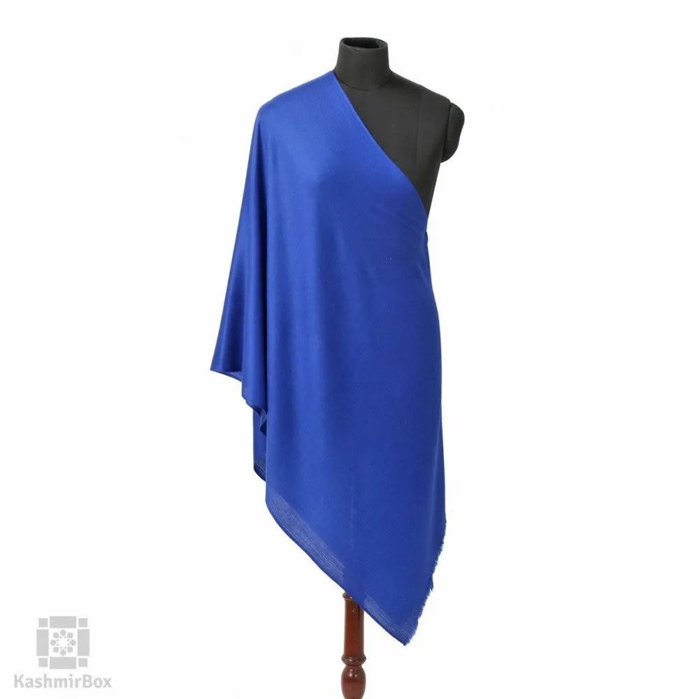 Admiral Blue Basic Woolen Shawl
