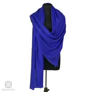 Admiral Blue Basic Woolen Shawl