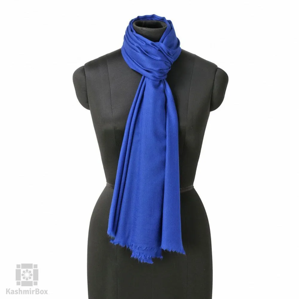 Admiral Blue Basic Woolen Shawl