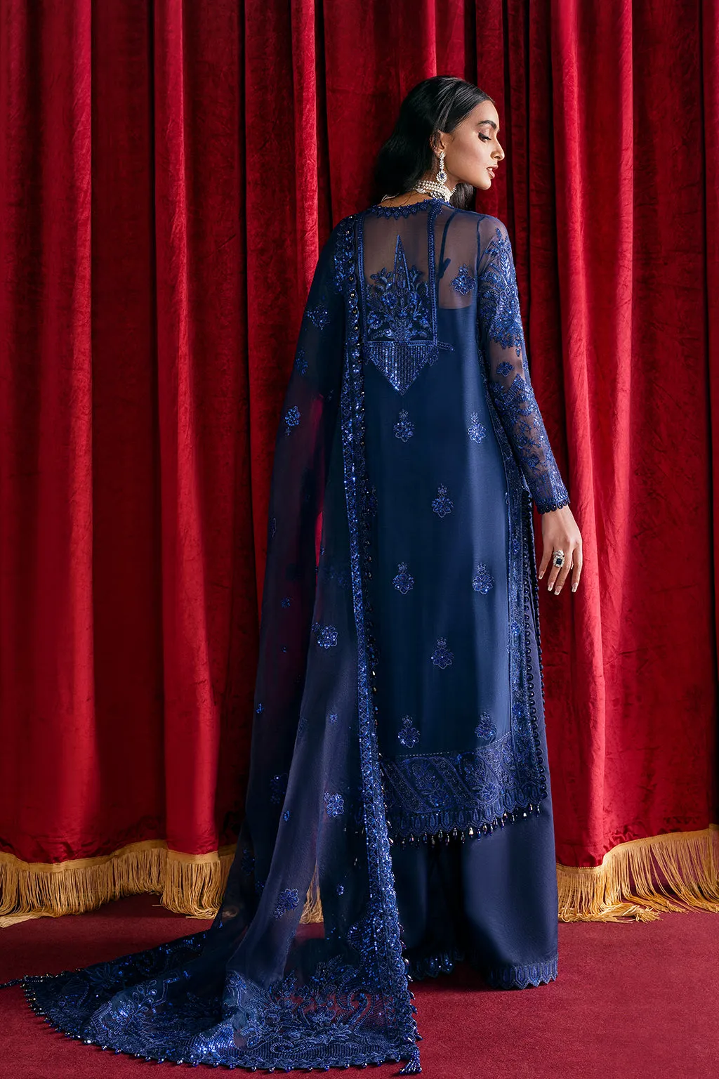 Afrozeh Starlet Luxury Formal Collection – Sapphire Elegance