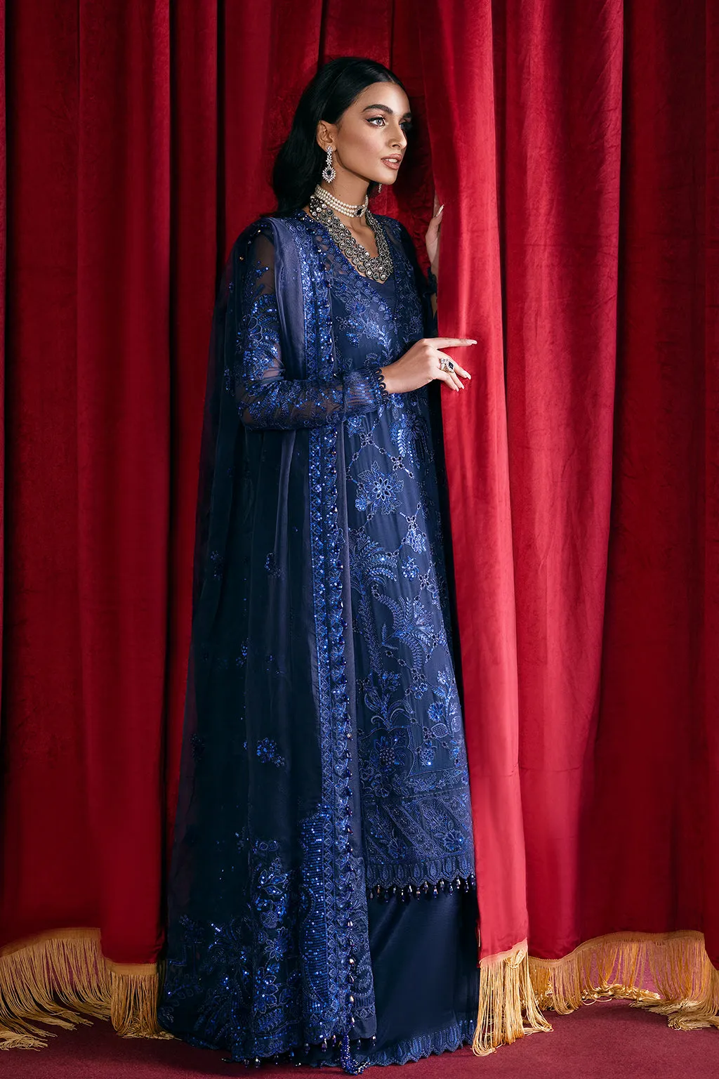 Afrozeh Starlet Luxury Formal Collection – Sapphire Elegance