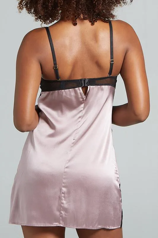 Alice Convertible Purple Dusk Silk Slip Dress