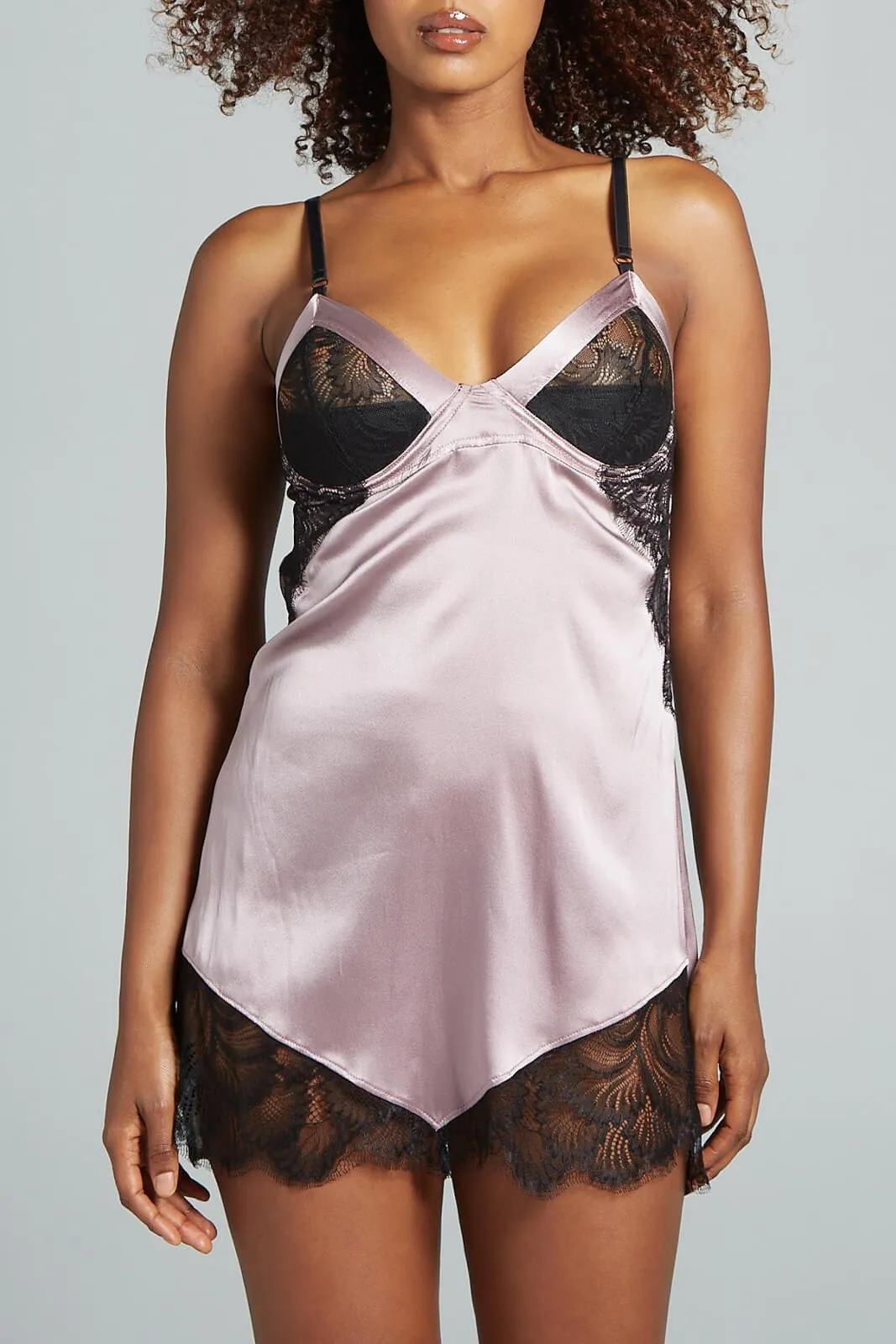 Alice Convertible Purple Dusk Silk Slip Dress