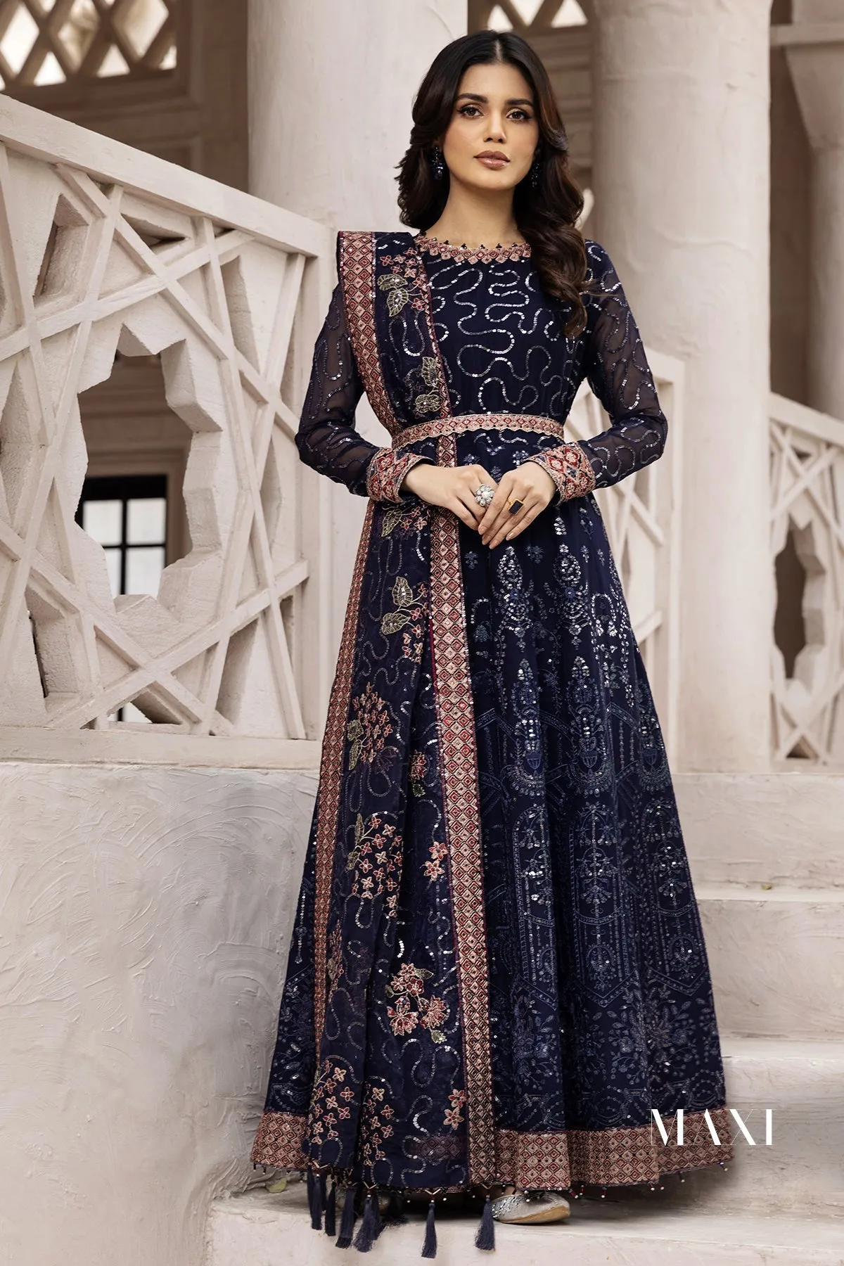 Alizeh Muhtesem Embroidered Festive Chiffon Collection 2022 – Melike