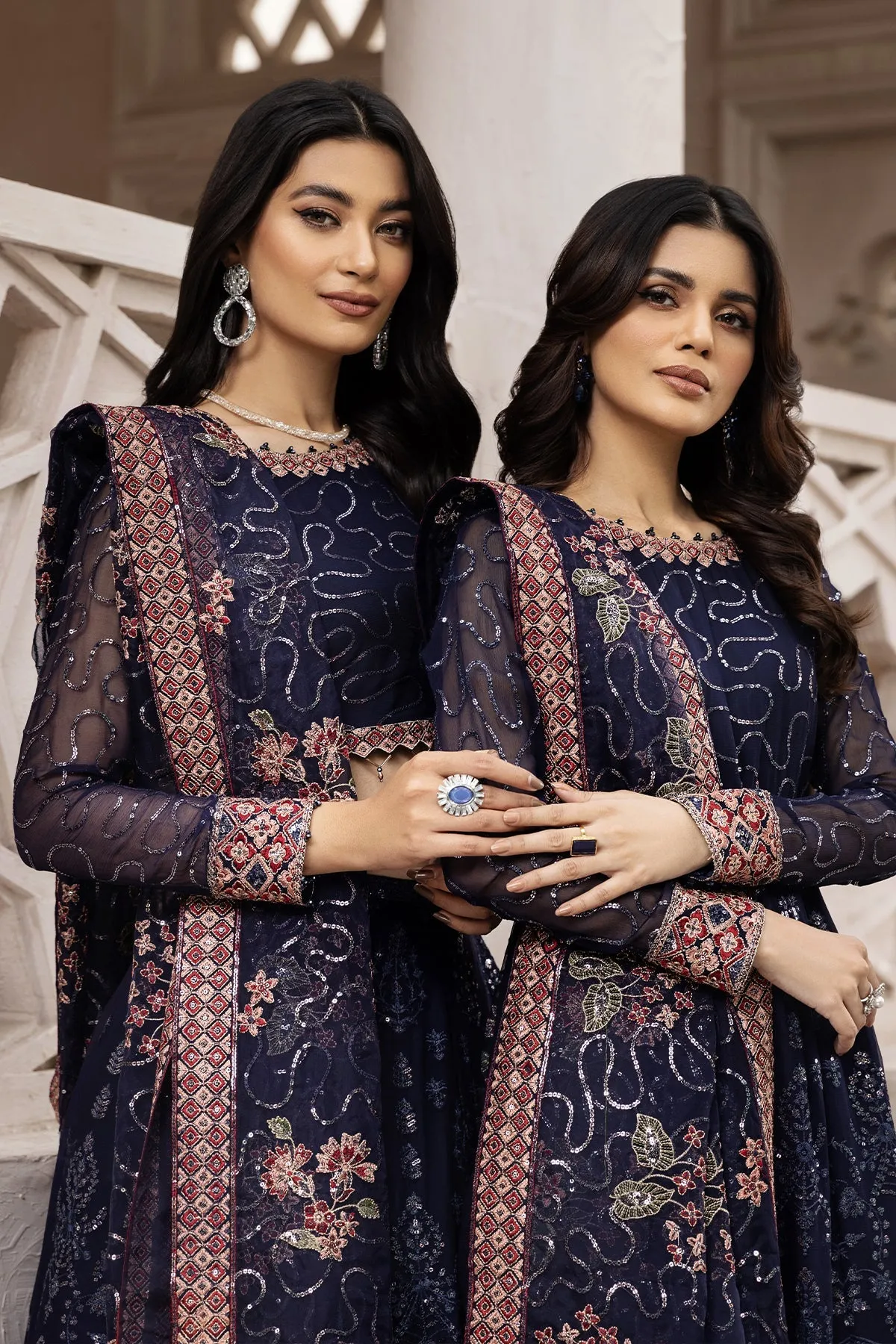Alizeh Muhtesem Embroidered Festive Chiffon Collection 2022 – Melike