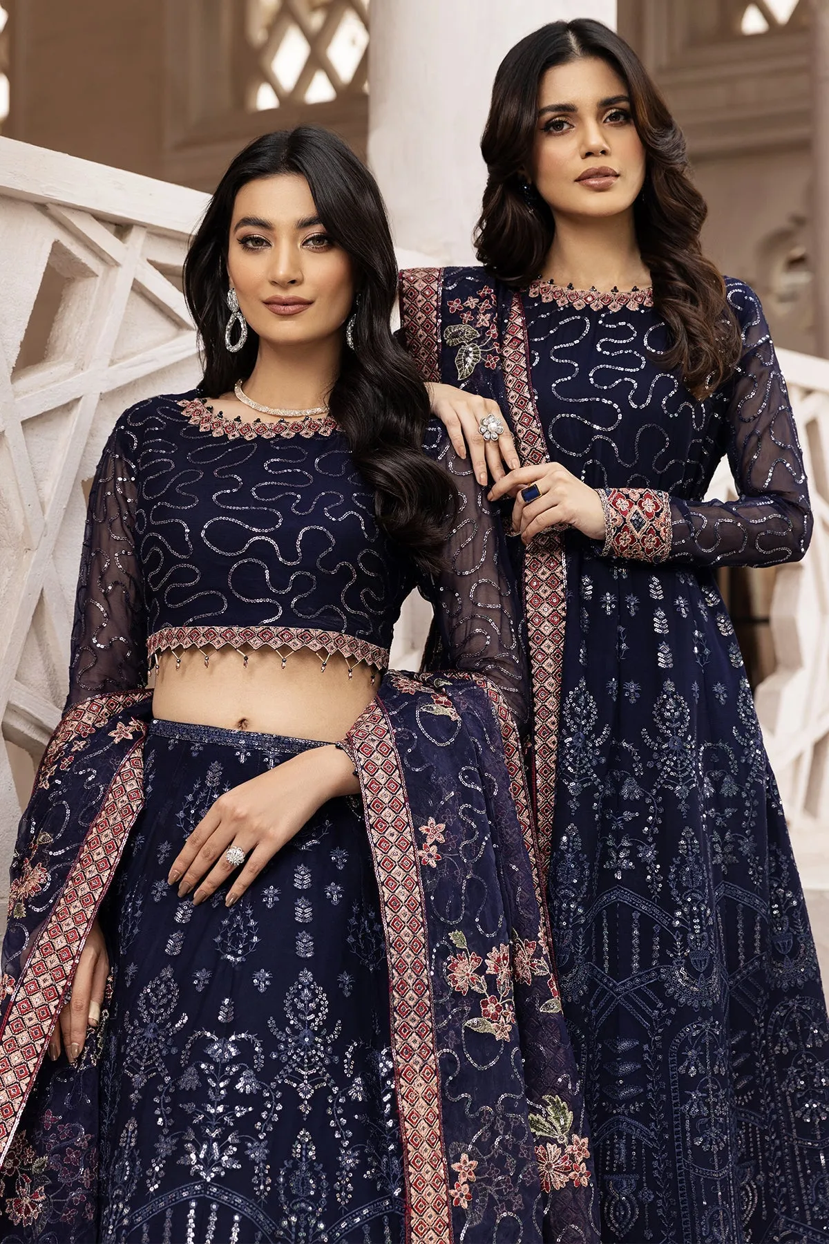Alizeh Muhtesem Embroidered Festive Chiffon Collection 2022 – Melike