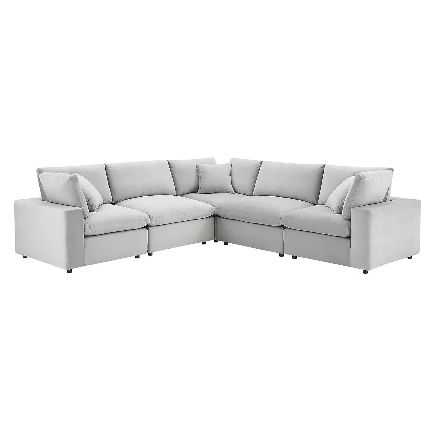 Alston Fabric L Shape 5 Seater Corner Sofa | 5 Seater Sofa