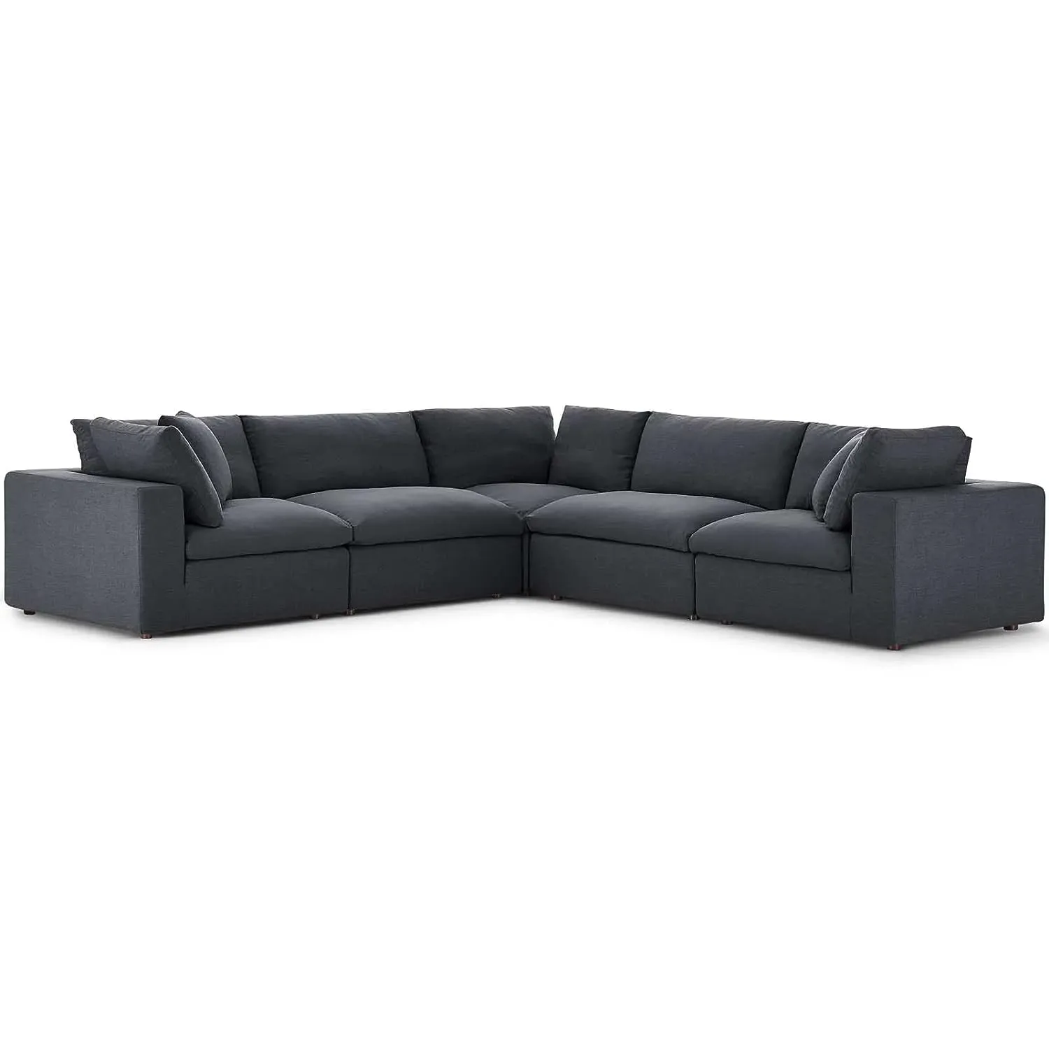 Alston Fabric L Shape 5 Seater Corner Sofa | 5 Seater Sofa
