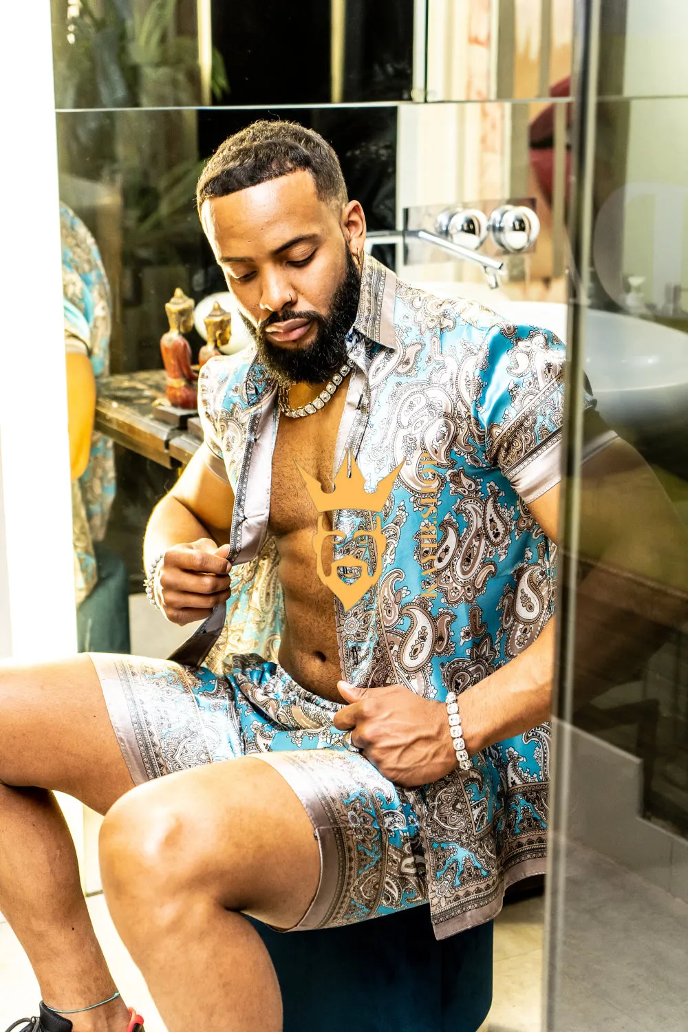 Barocco Silk Set for Men - Elevate Your Style Game with Opulence and Elegance - Individually Tailored to Perfection