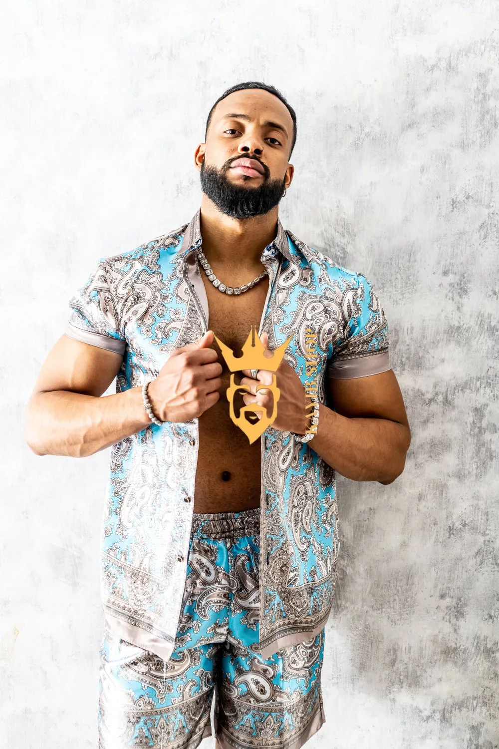 Barocco Silk Set for Men - Elevate Your Style Game with Opulence and Elegance - Individually Tailored to Perfection
