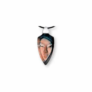 Batzeba Crystal Necklace, Blue/Gray