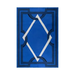 Binding Royal Blue Cashmere Blankets by Saved NY