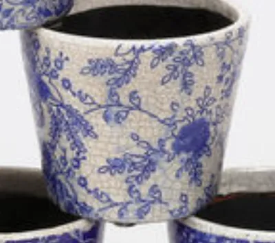 Blue & White Pot, 6 Styles