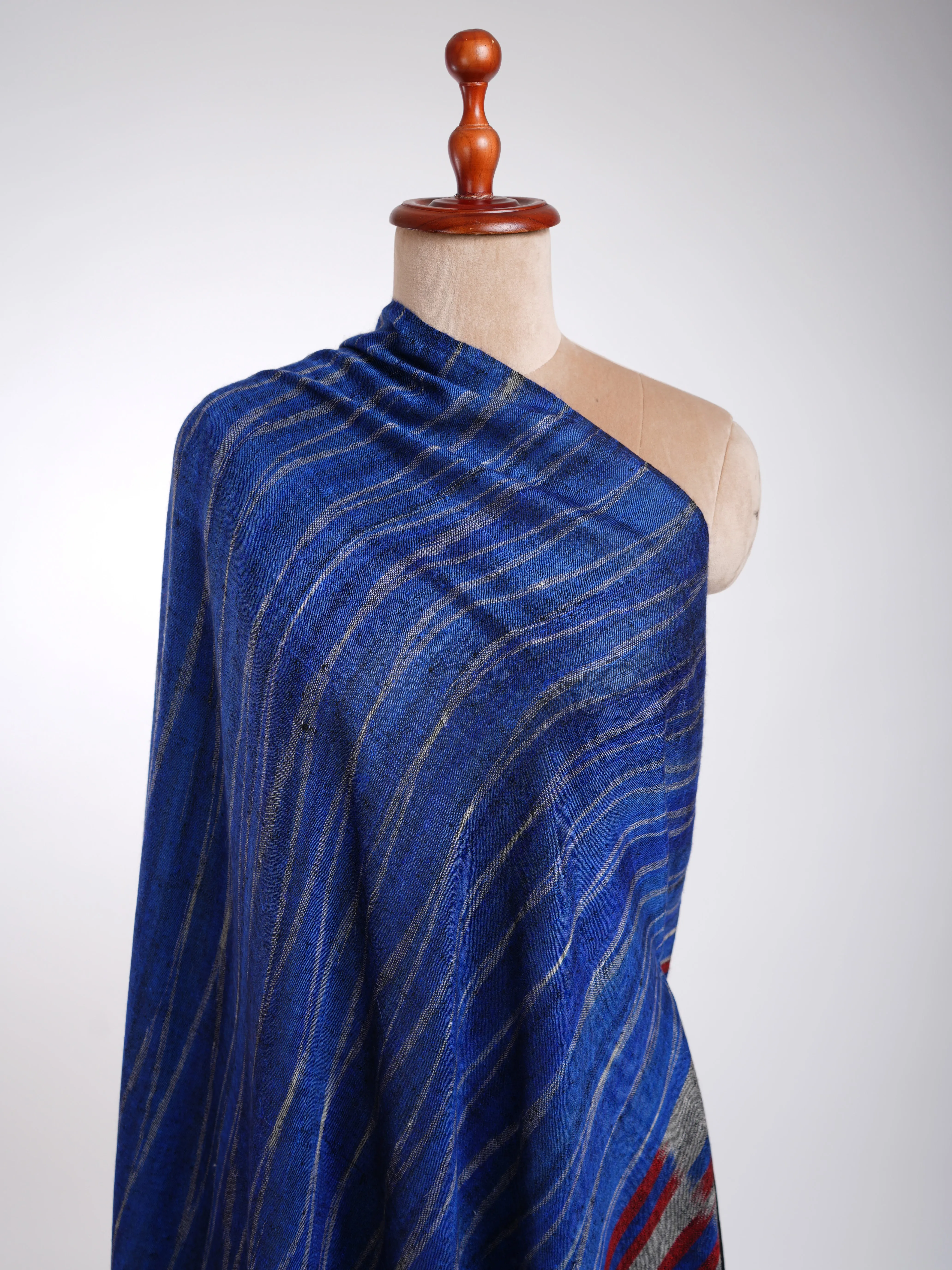Blue Contemporary Pashmina Shawl