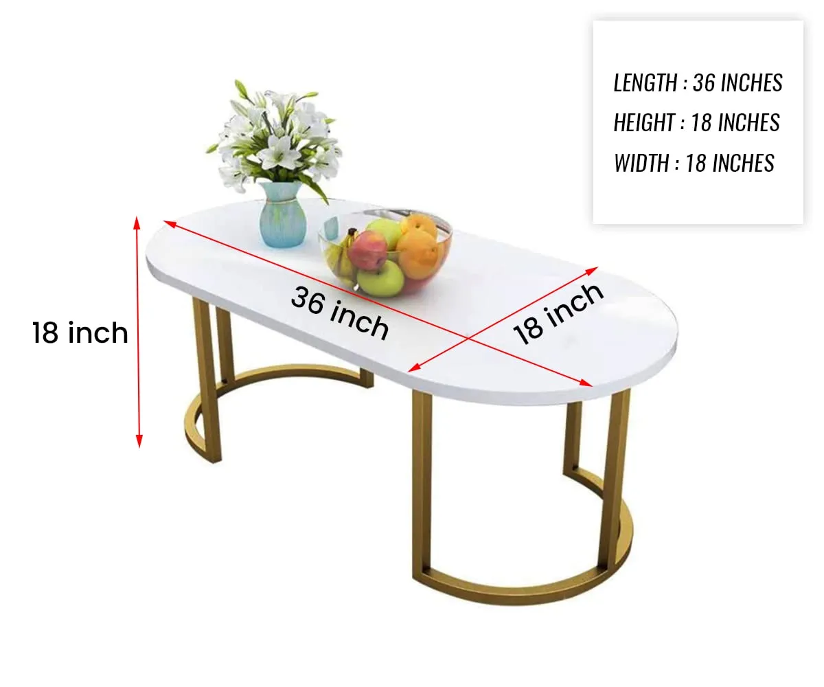 BROWN ART SHOPPEE Coffee Table,Center Table Living Room Sofa Side Table Design Coffee Table Round Coffee Table,Modern Coffee Table Living Room Side Table for Living Room (Single Black)