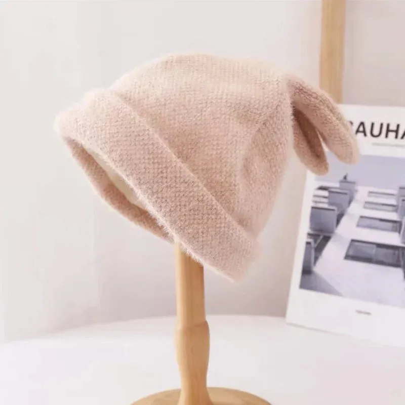 Bunny Ears Cozy Cashmere Hat