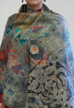 Centuries Old Memories Cashmere Shawl
