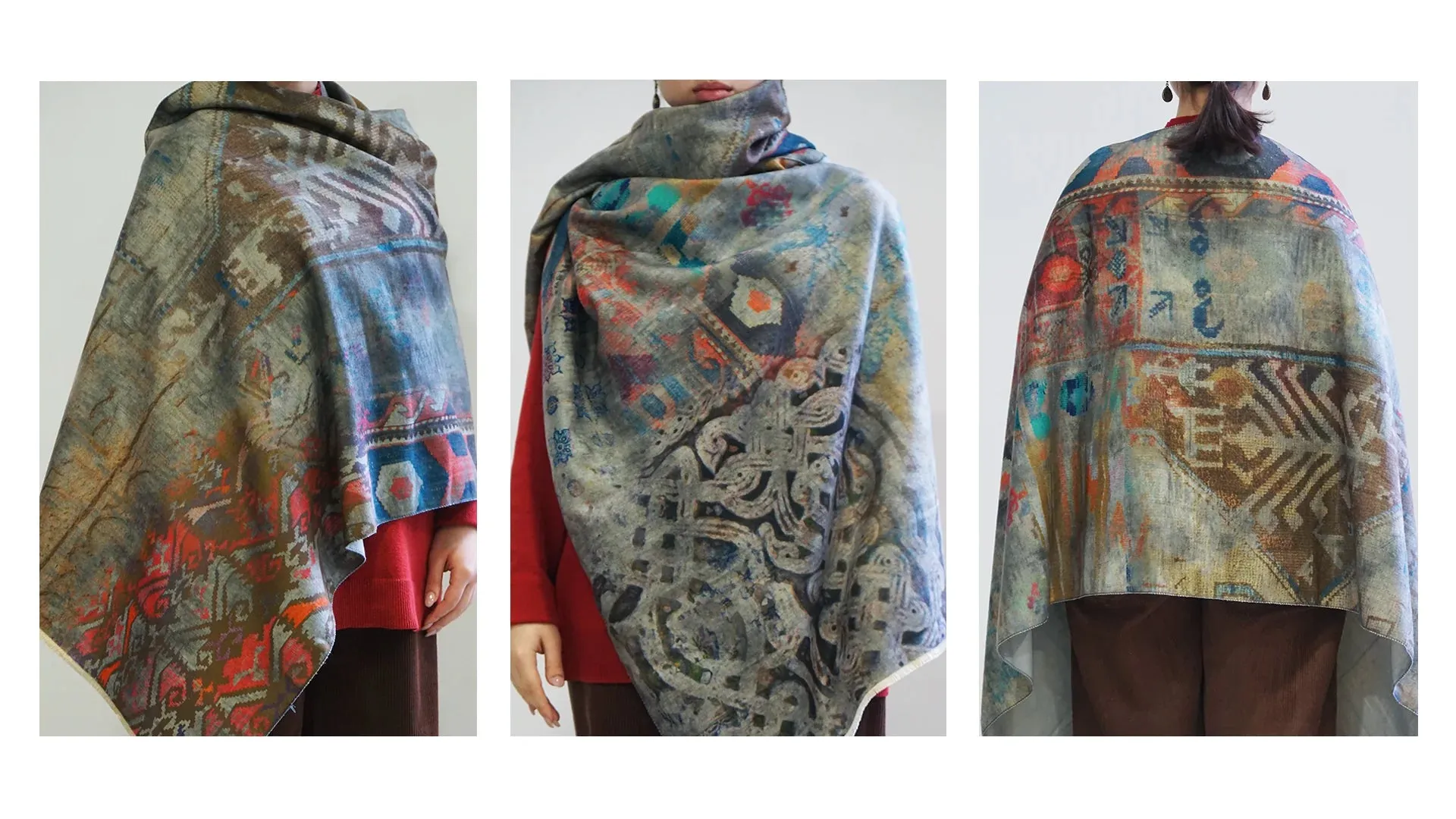 Centuries Old Memories Cashmere Shawl