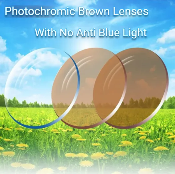 Chashma Ochki 1.74 Index Photochromic Lenses Anti Blue Light Option