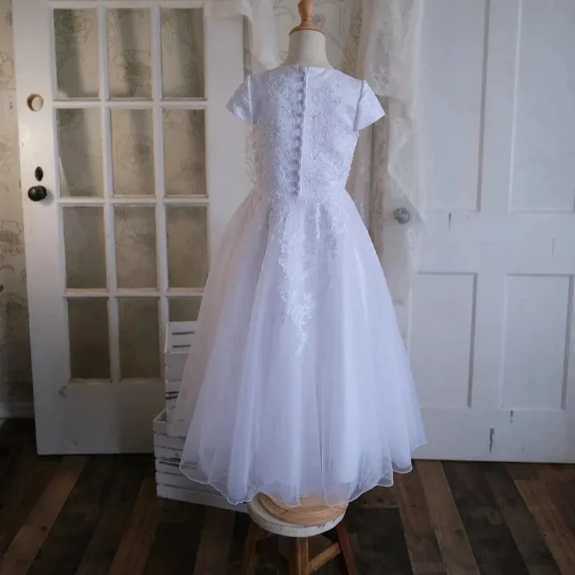 Christie Helene Cap Sleeve Lace Dress