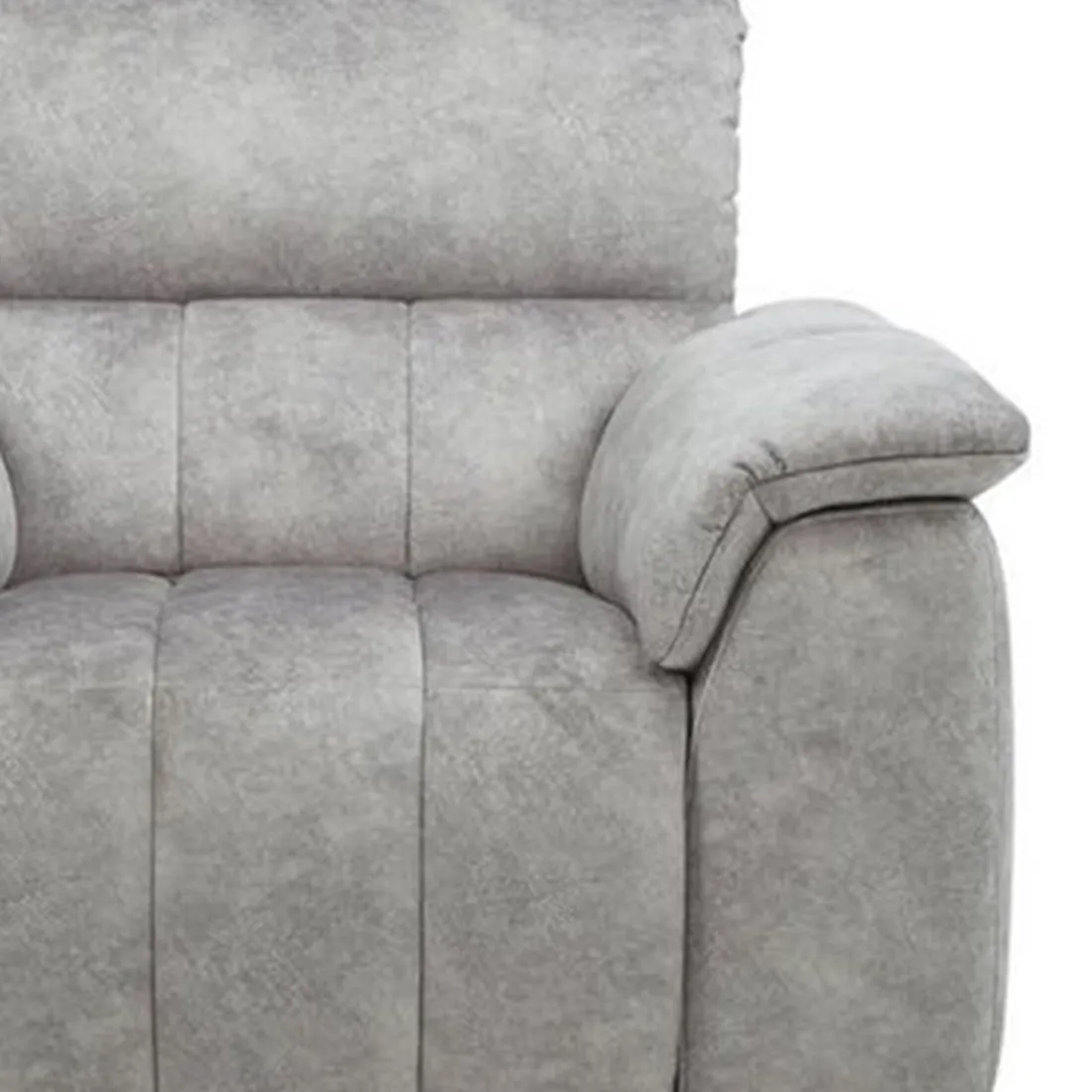 Compact Elegance: Casanoy 1 Seater Fabric Sofa for Living Room | Single Seater Sofa