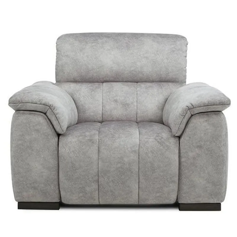 Compact Elegance: Casanoy 1 Seater Fabric Sofa for Living Room | Single Seater Sofa