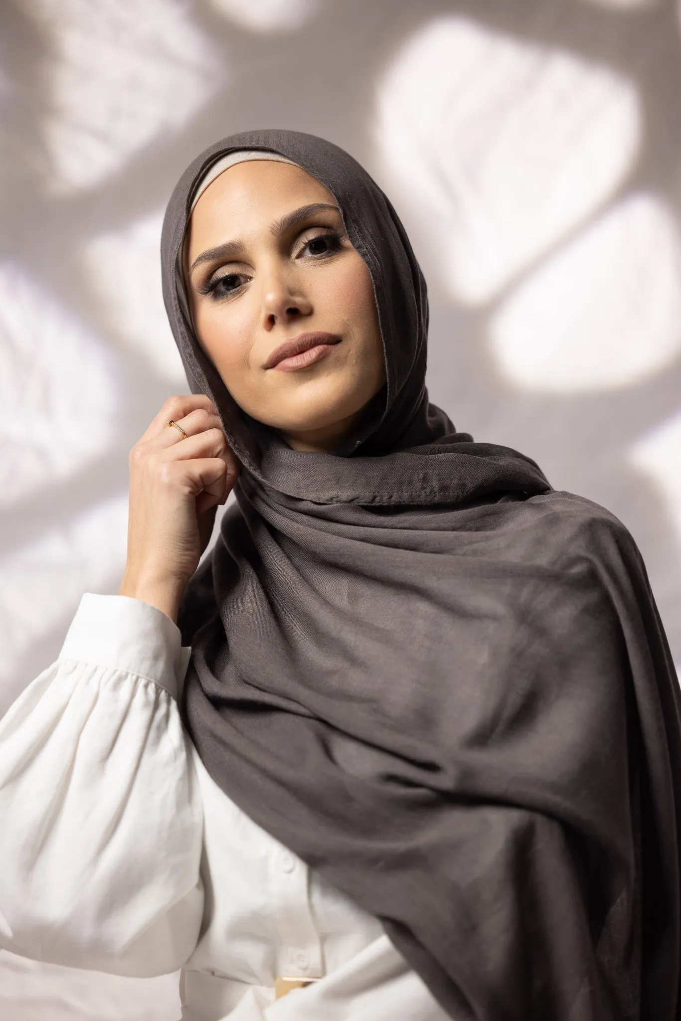 Cotton Modal Shawls - Shades of Black
