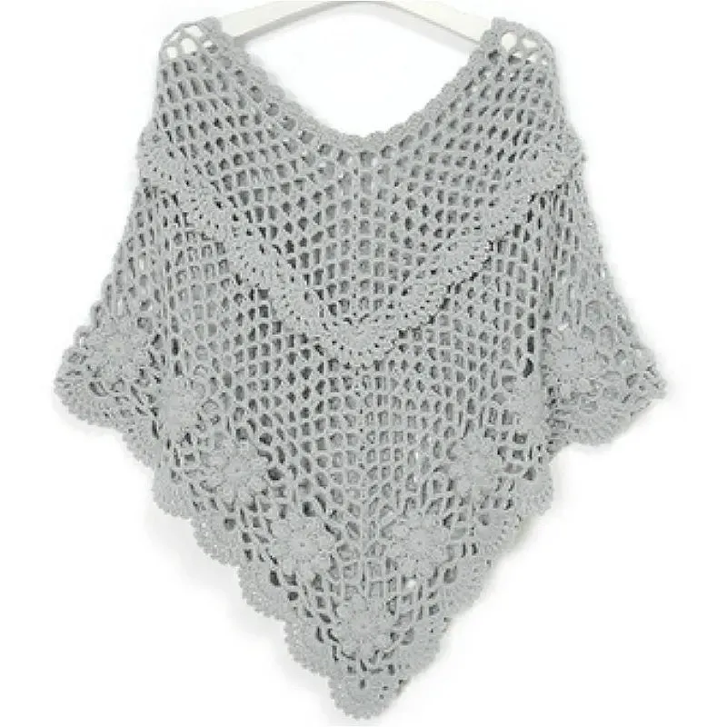 Crochet Hollow Shawl