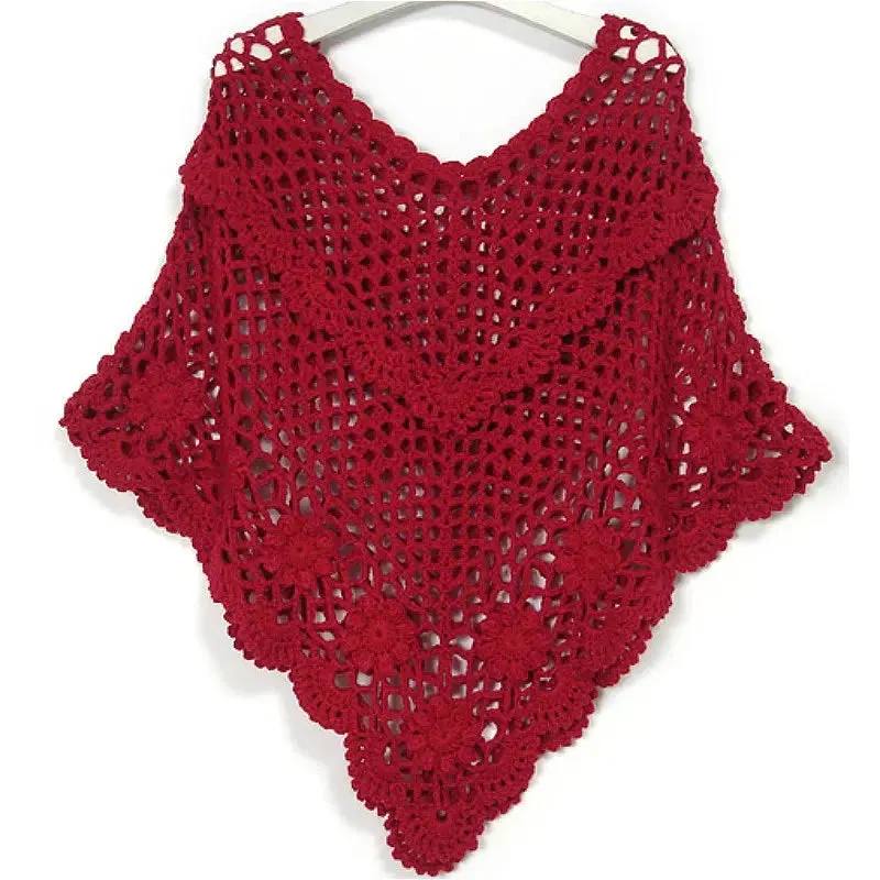 Crochet Hollow Shawl