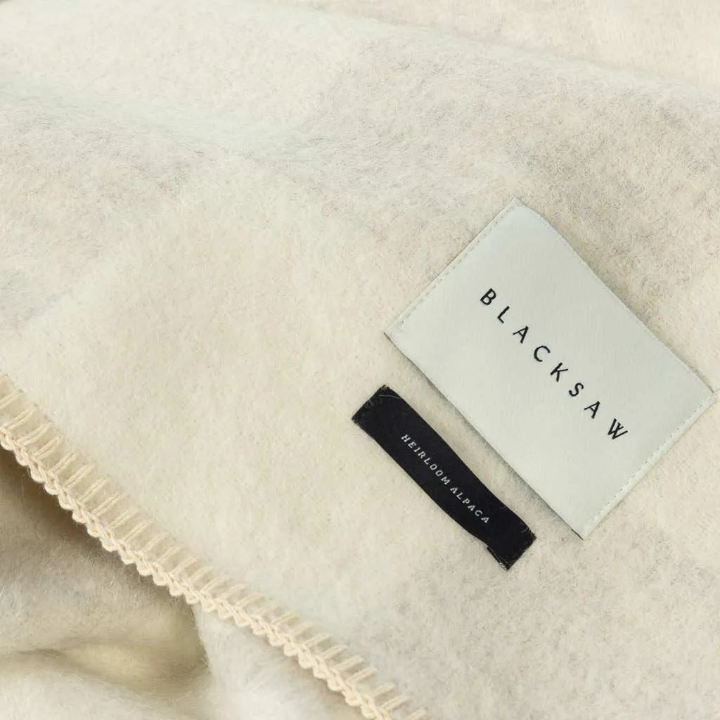 Crosby Zero Dye Heirloom Blanket - Shoji/Ivory
