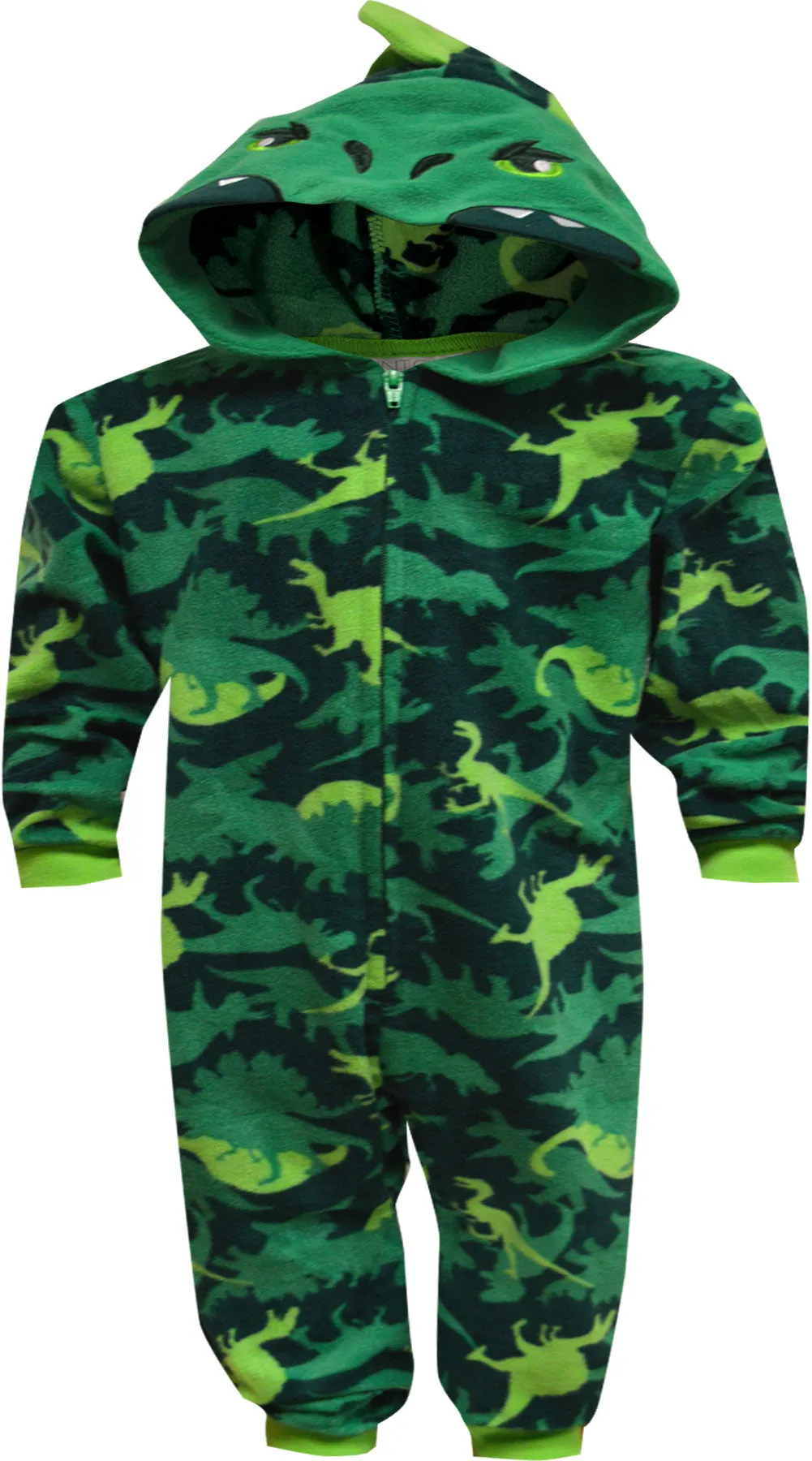 Dinosaur T-Rex Hooded Blanket Sleeper with 3D Face