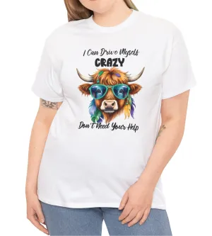 Drive Myself Crazy |  Cotton Tee