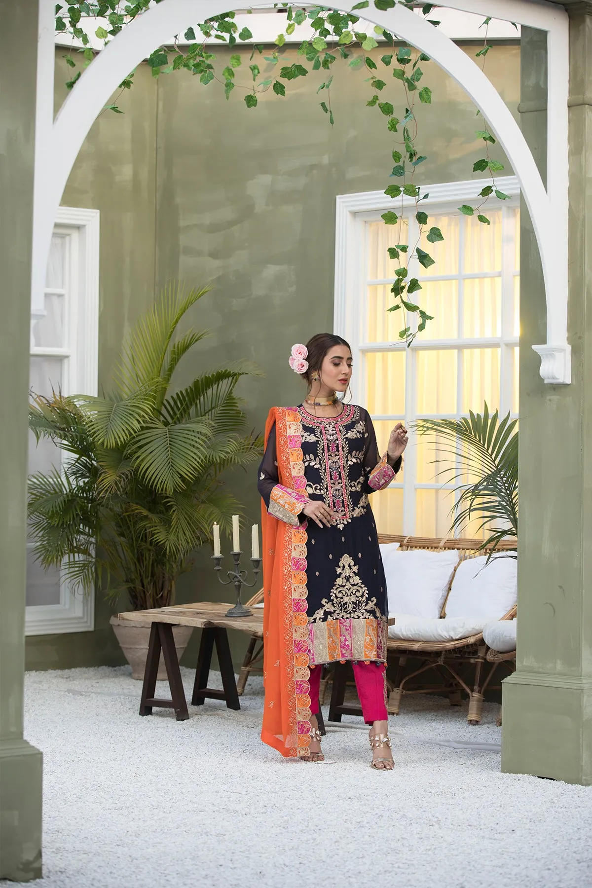 Farmaish Chiffon Collection by Zebtan – Design 09
