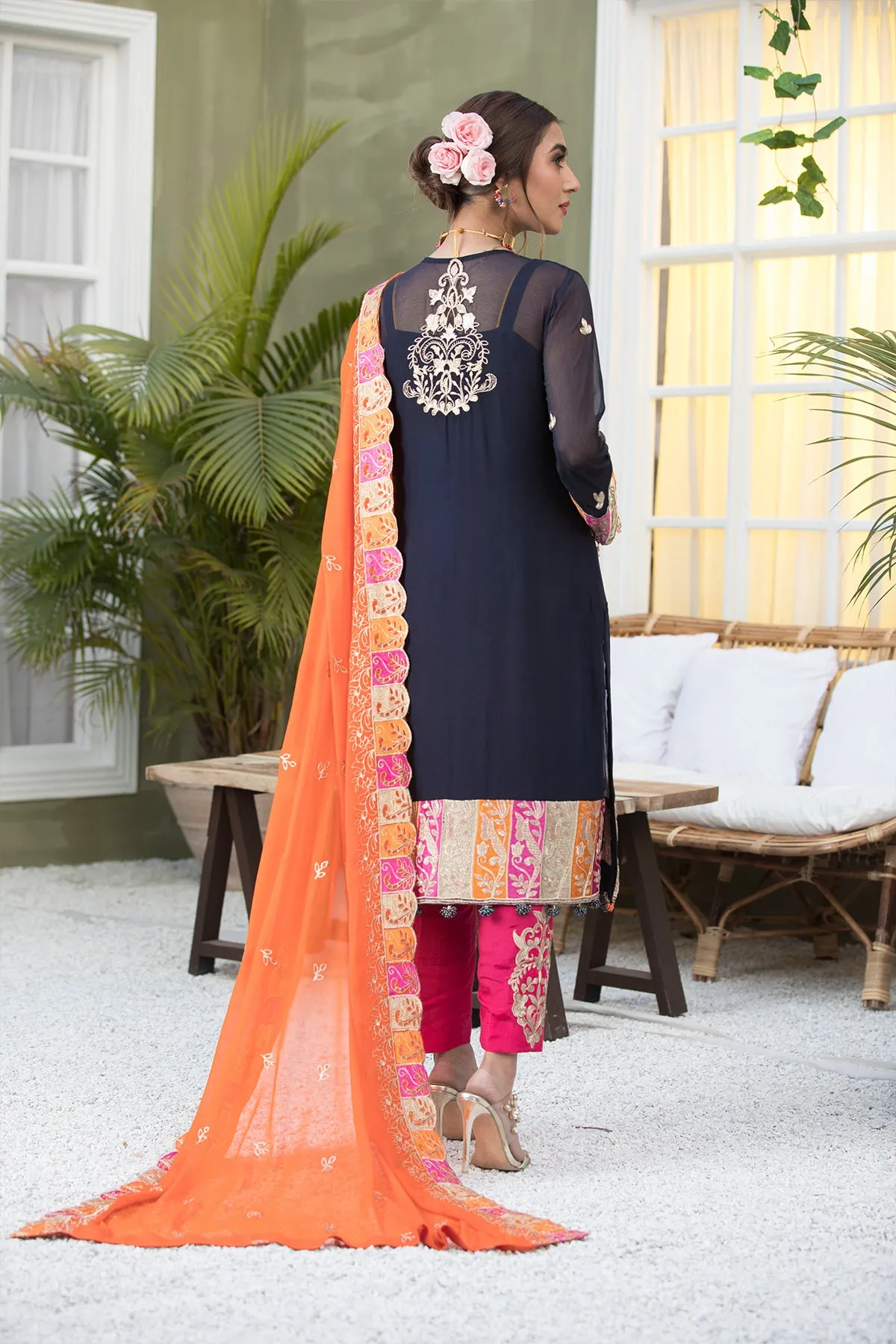 Farmaish Chiffon Collection by Zebtan – Design 09