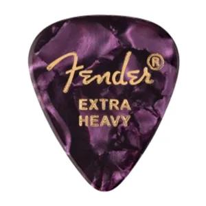 Fender Purple Moto Extra Heavy 351 Pick 12 Pack