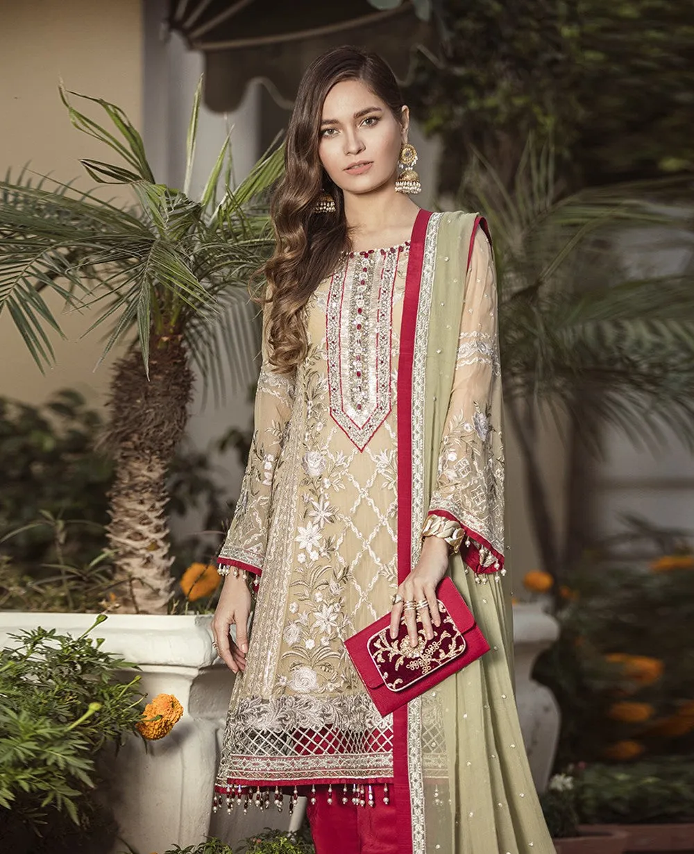 Flossie Embroidered Chiffon Lavish Luxury Edition – 10 Autumn Glory