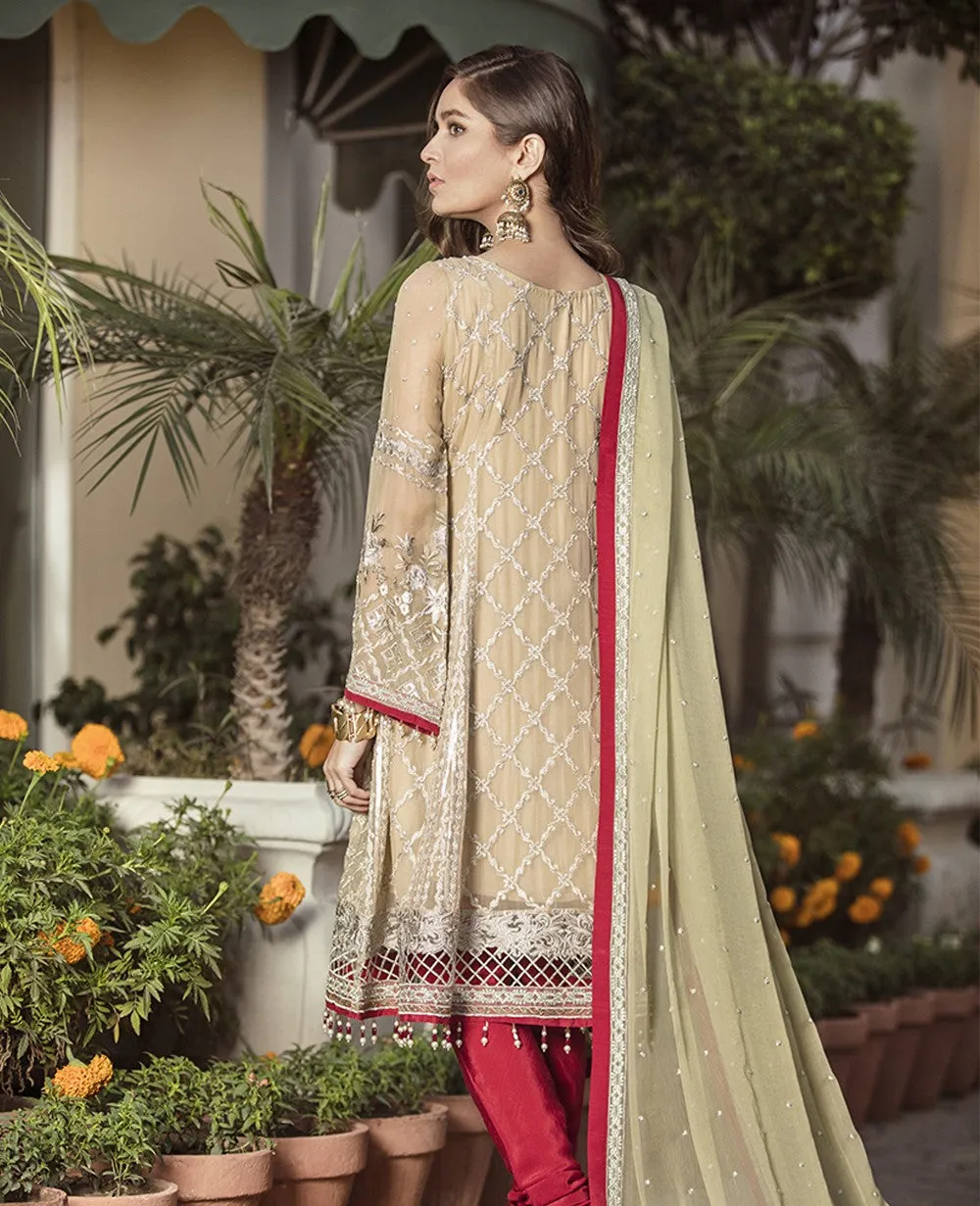 Flossie Embroidered Chiffon Lavish Luxury Edition – 10 Autumn Glory