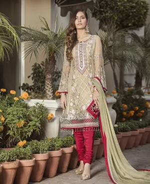 Flossie Embroidered Chiffon Lavish Luxury Edition – 10 Autumn Glory
