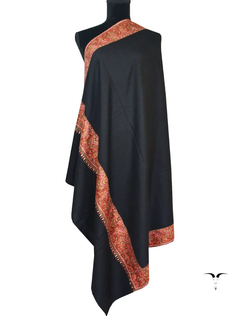 Hand Embroidered Pashmina Shawl 5336