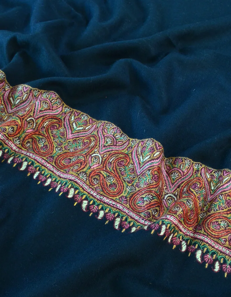 Hand Embroidered Pashmina Shawl 5336