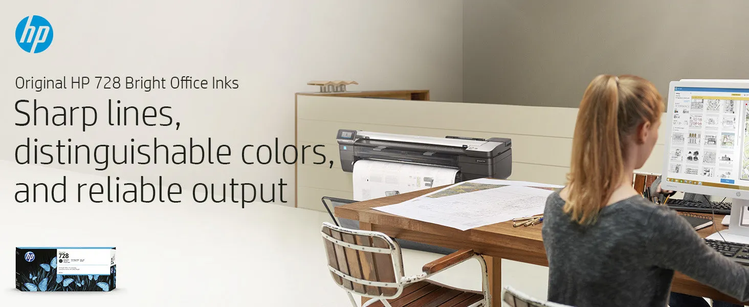 Hp 728 300-Ml Matte Black Designjet