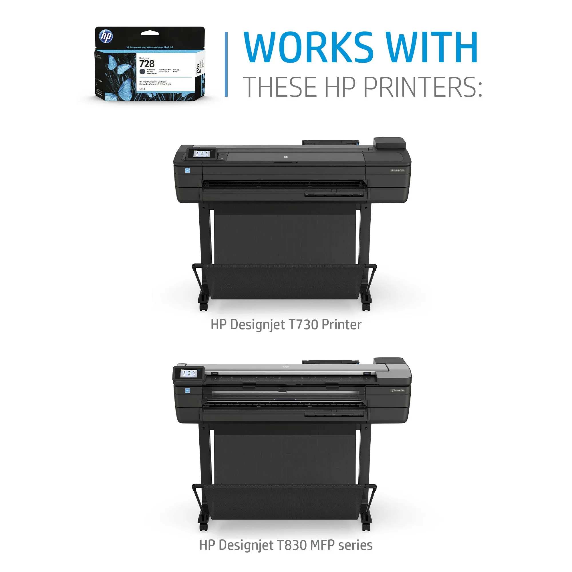 Hp 728 300-Ml Matte Black Designjet