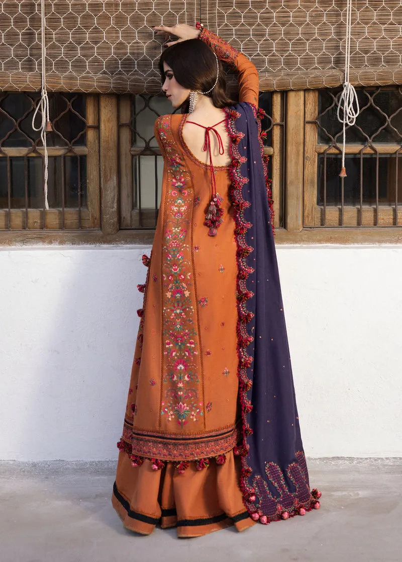 Hussain Rehar Unstitched 3 Piece Karandi A/W Collection'2024-Kamal
