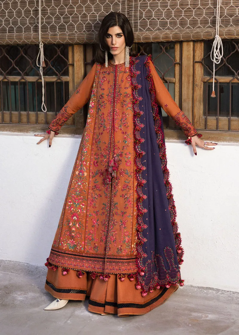 Hussain Rehar Unstitched 3 Piece Karandi A/W Collection'2024-Kamal