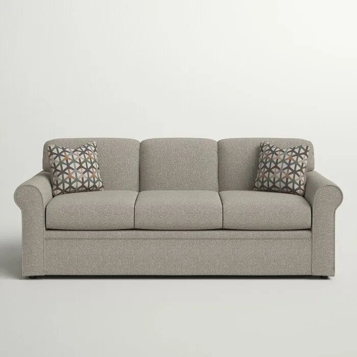 Jinita 3 Seater Fabric sofa for Living Room - Grey