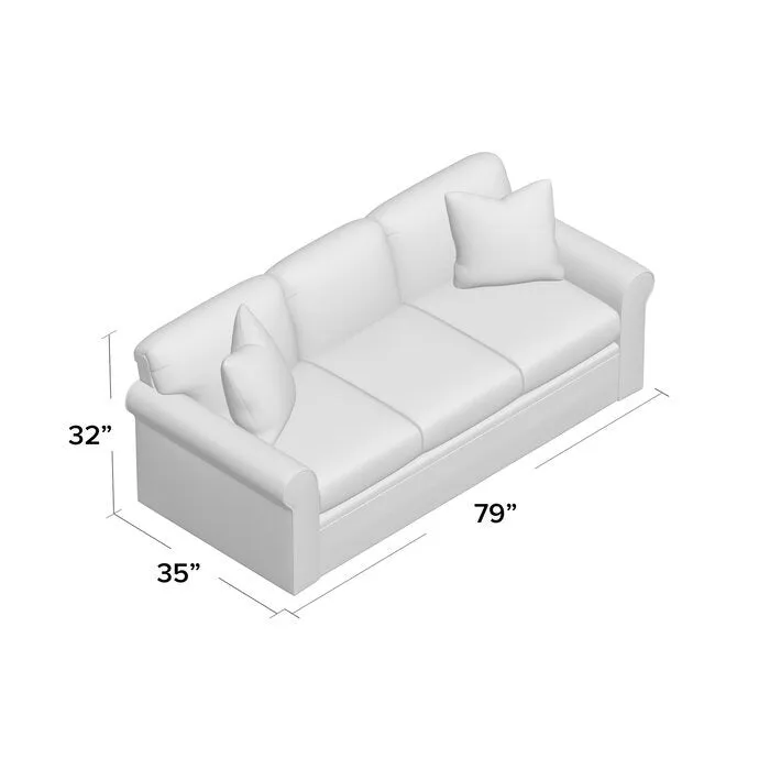 Jinita 3 Seater Fabric sofa for Living Room - Grey