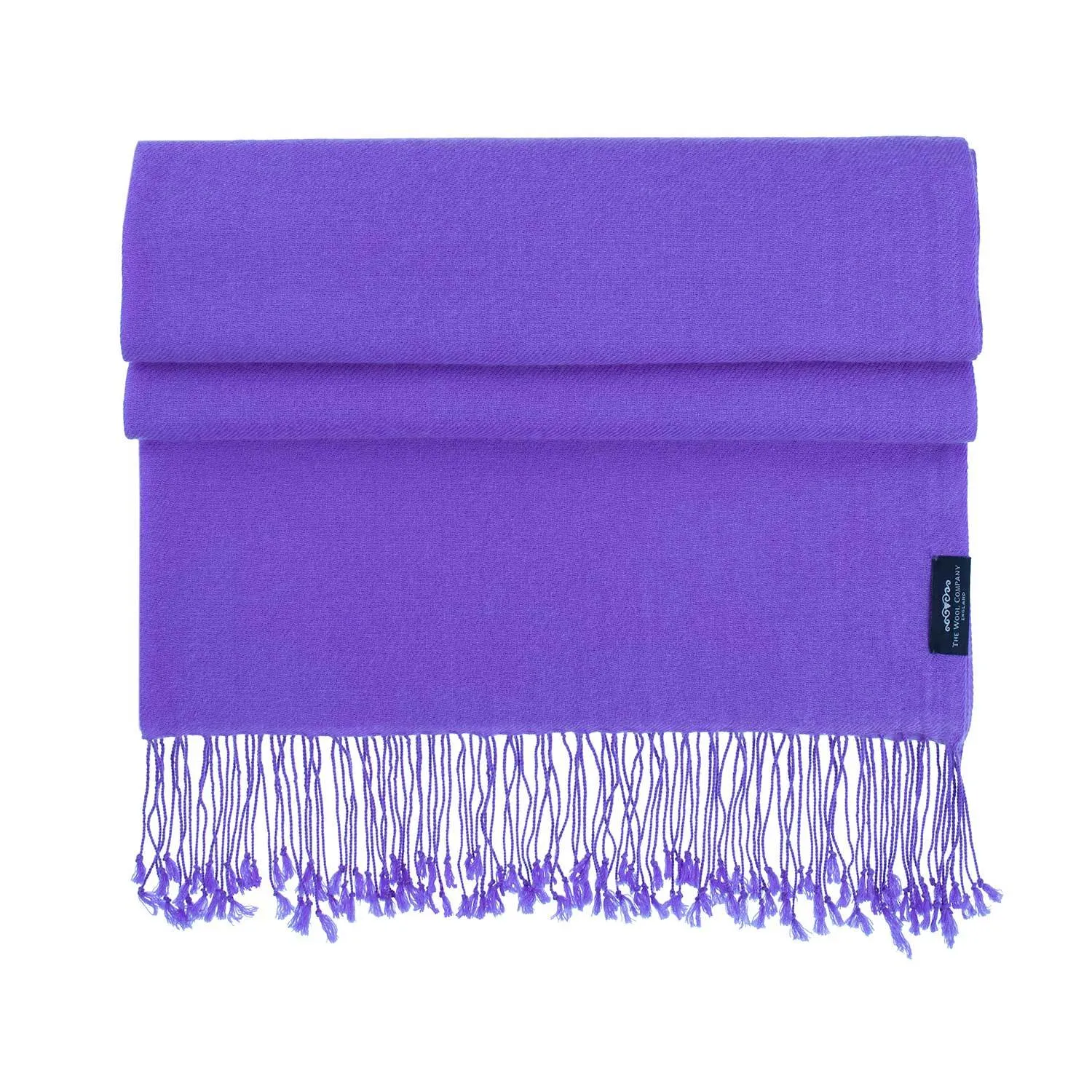 Luxury Pashmina Shawl Wild Violet
