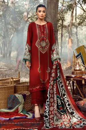 M Prints by Maria B Unstitched 3 Piece Winter Shawls Collection'2022-MPT-1605-B