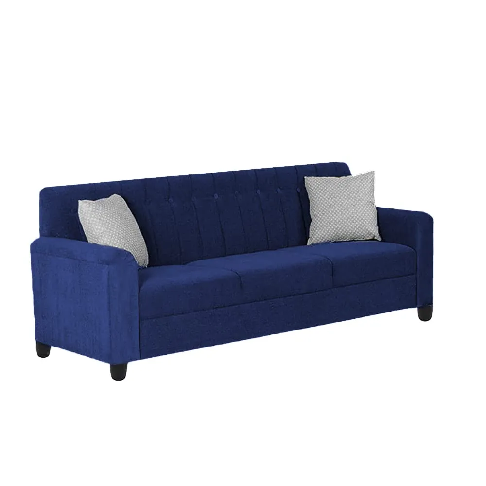 Malton 3 Seater Fabric Sofa with Cushion for Living Room
