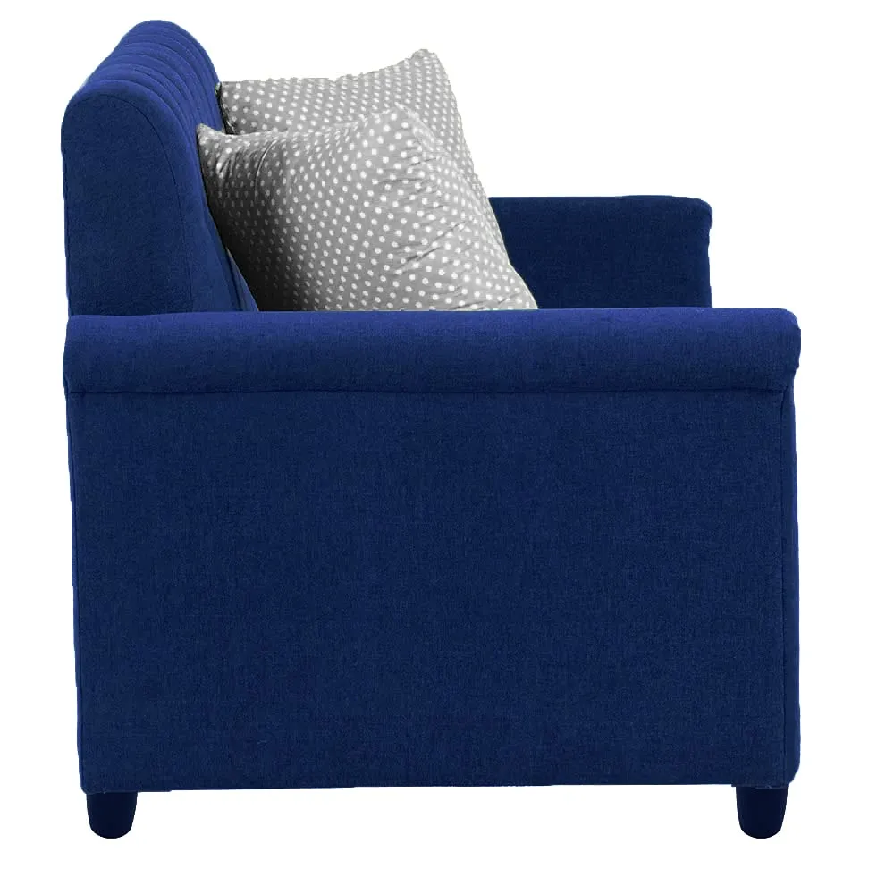 Malton 3 Seater Fabric Sofa with Cushion for Living Room